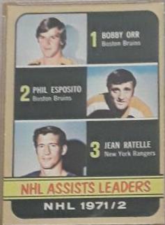 NHL Assists Leaders [Orr, Esposito, Ratelle] #283