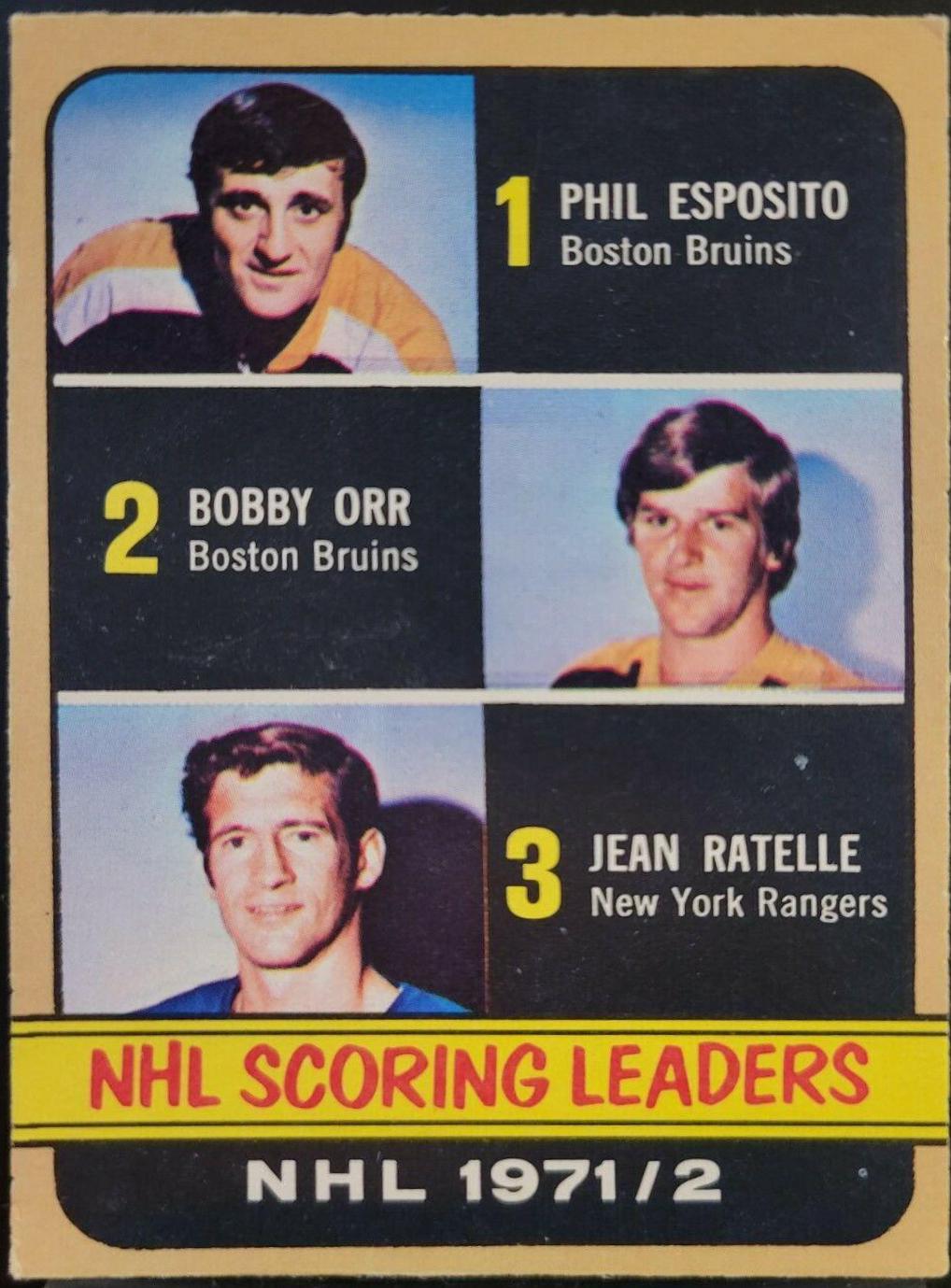 NHL Scoring Leaders [Esposito, Orr, Ratelle] #280