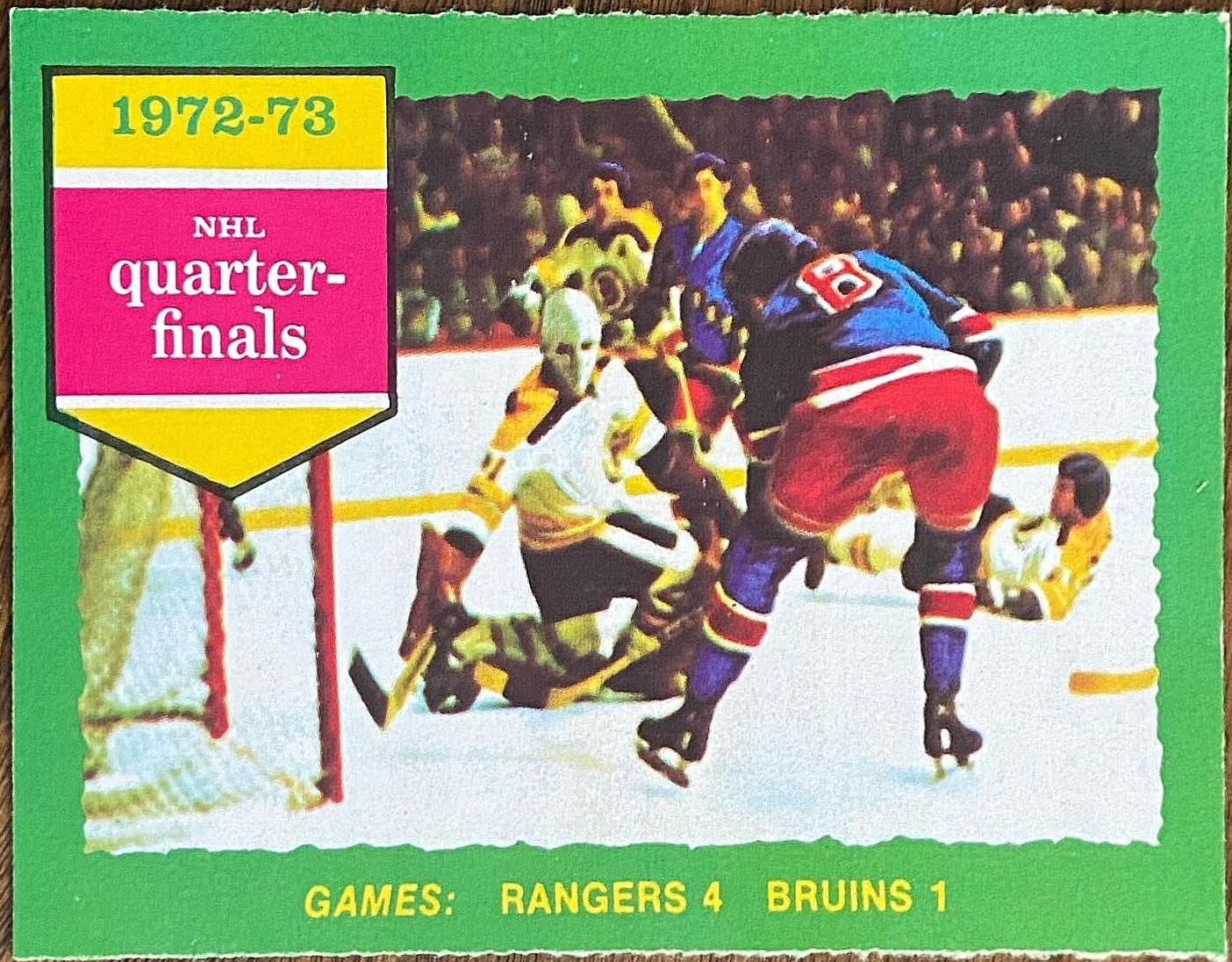 NHL Quarter Finals [Rangers 4, Bruins 1] #194