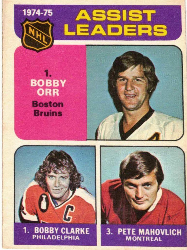 Assist Leaders [Orr, Clarke, Mahovlich] #209