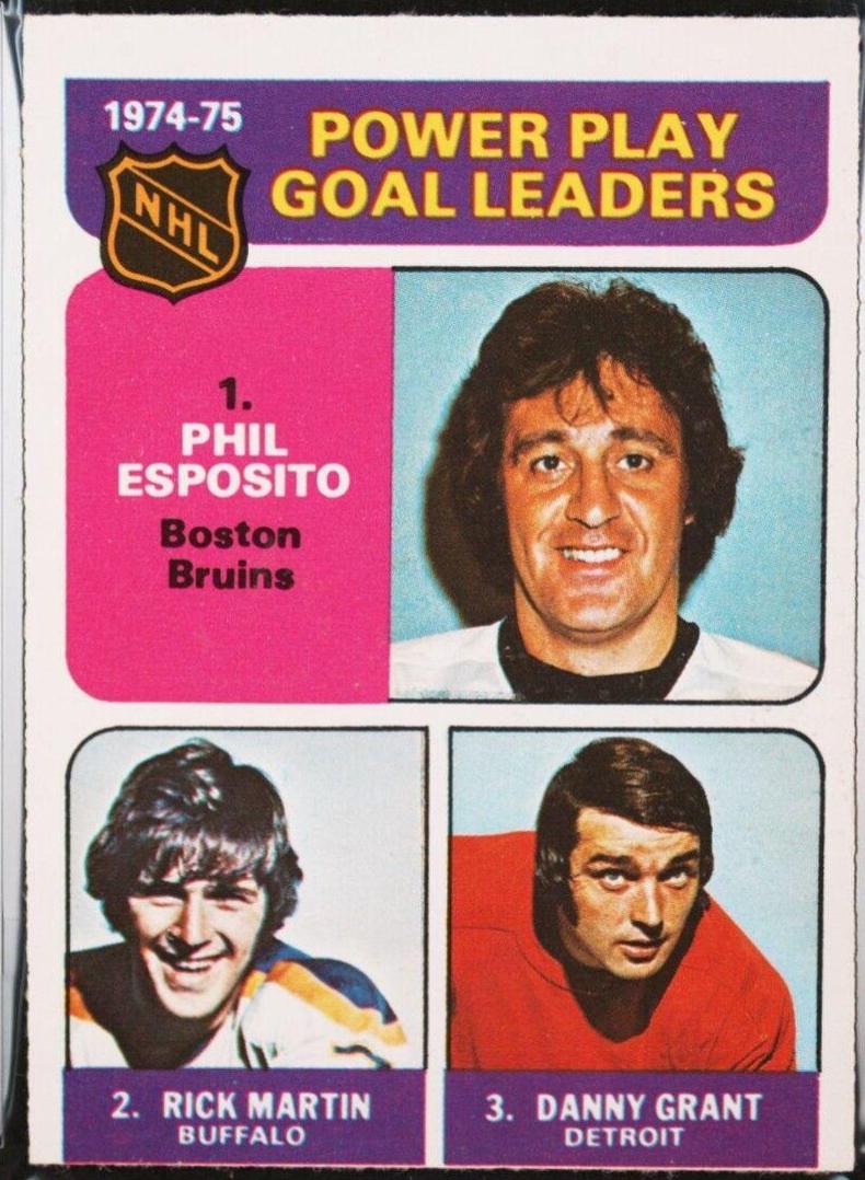 Power Play Goal Ldr [Esposito, Martin, Grant] #212