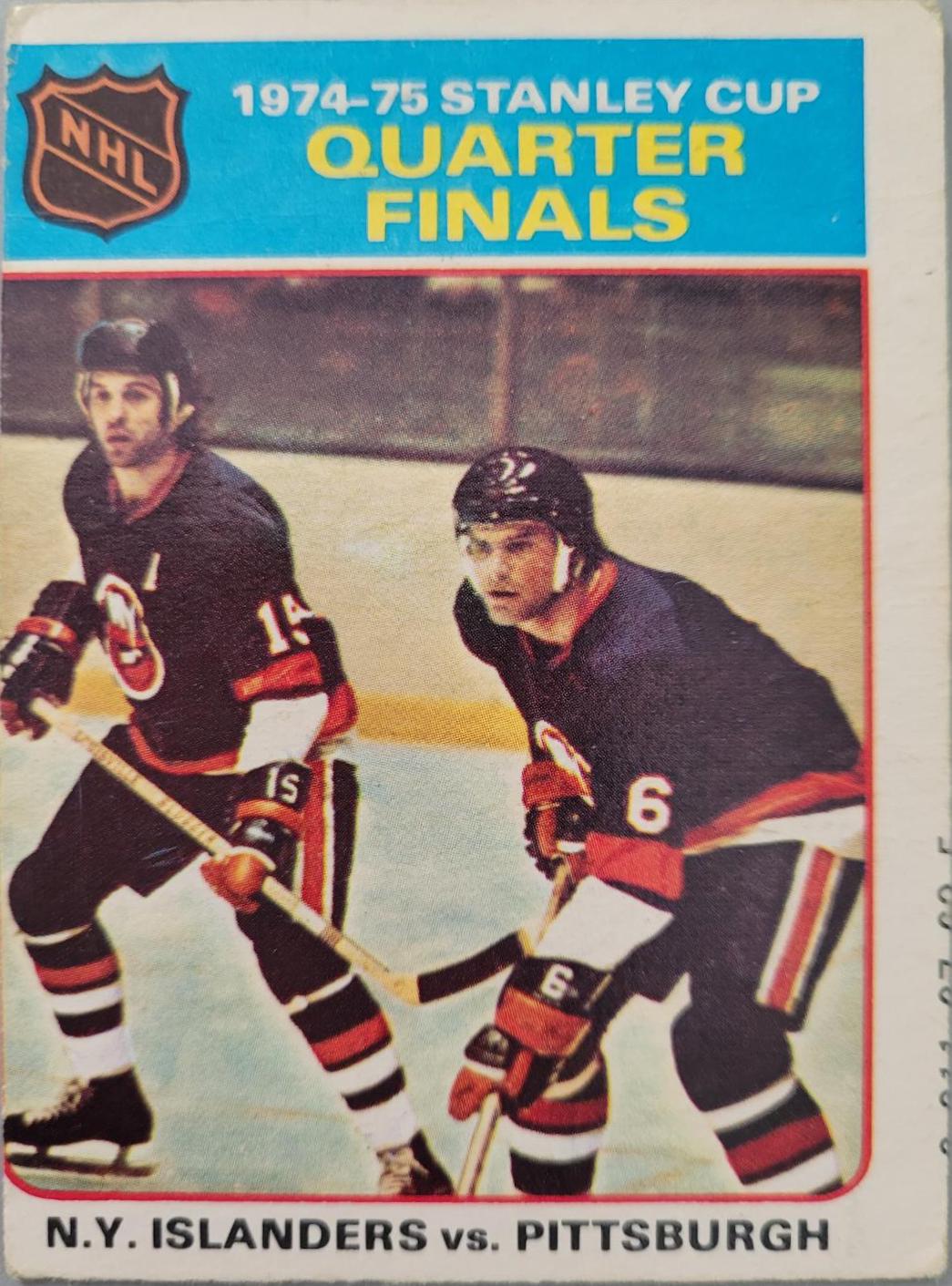 Quarter Finals [NY Islanders, Pittsburgh] #4