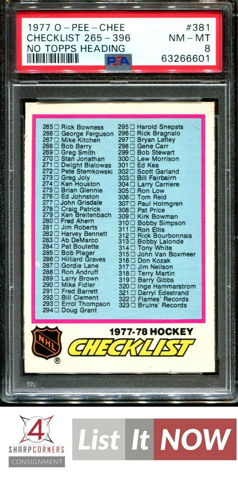 Checklist 265-396 [No Topps Heading] #381