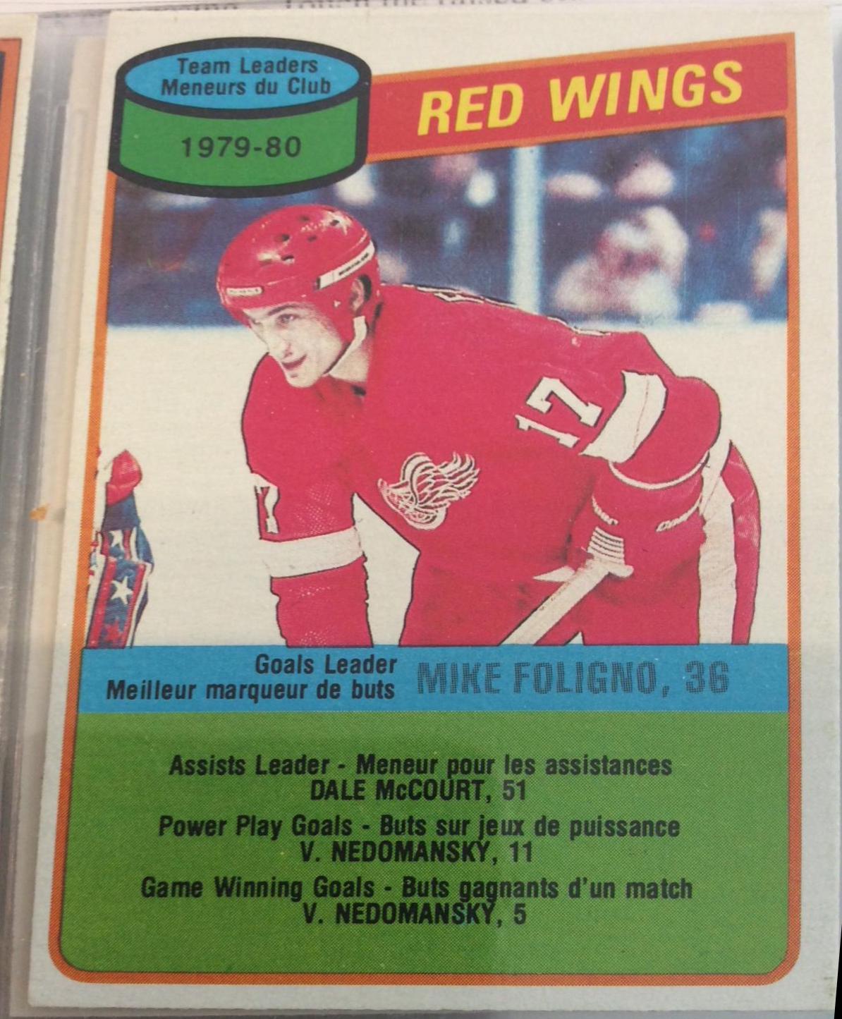 Mike Foligno [Red Wings Team] #16