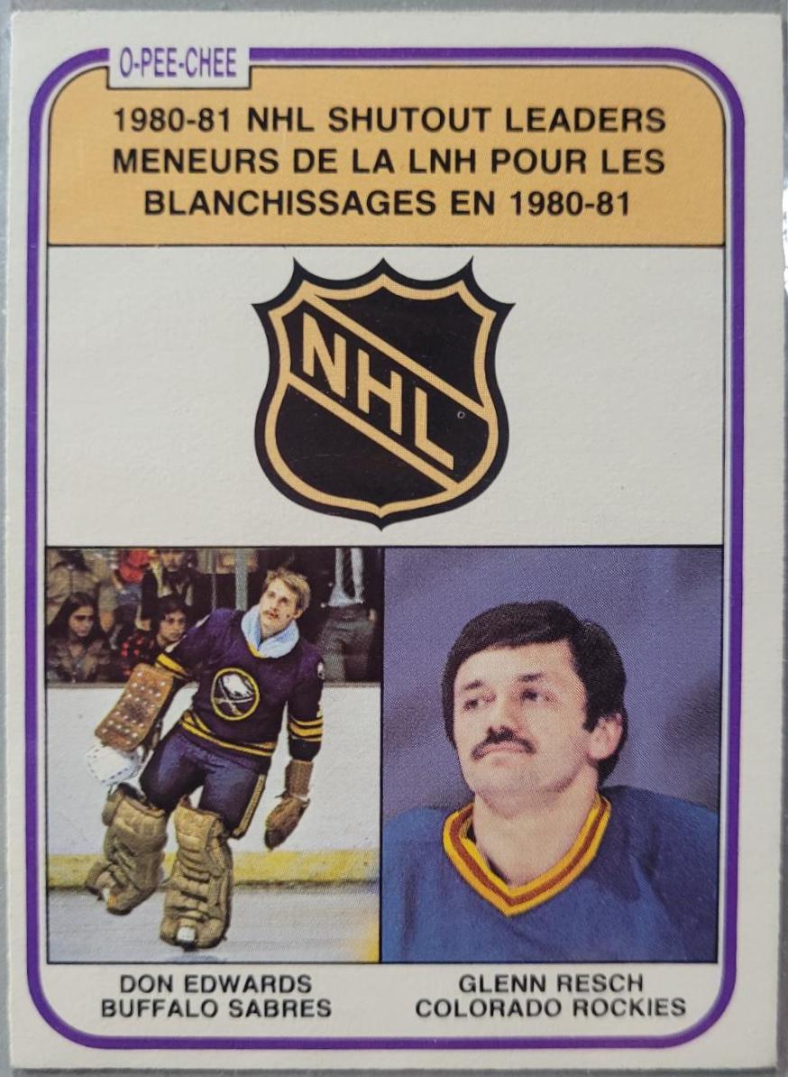 Don Edwards, Glenn Resch [Shutout Leaders] #389