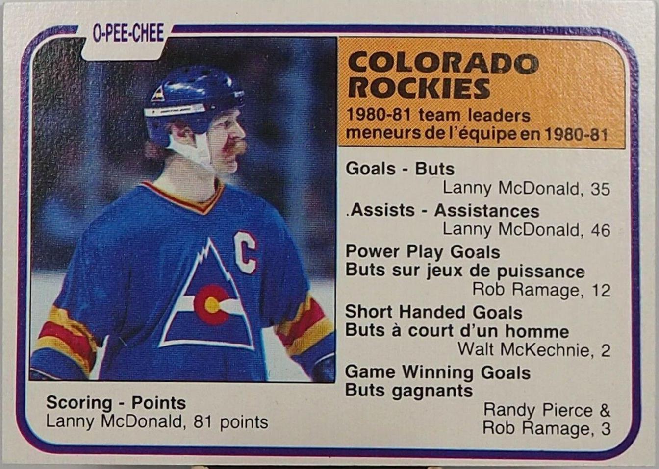 Lanny McDonald [Rockies Leaders] #85