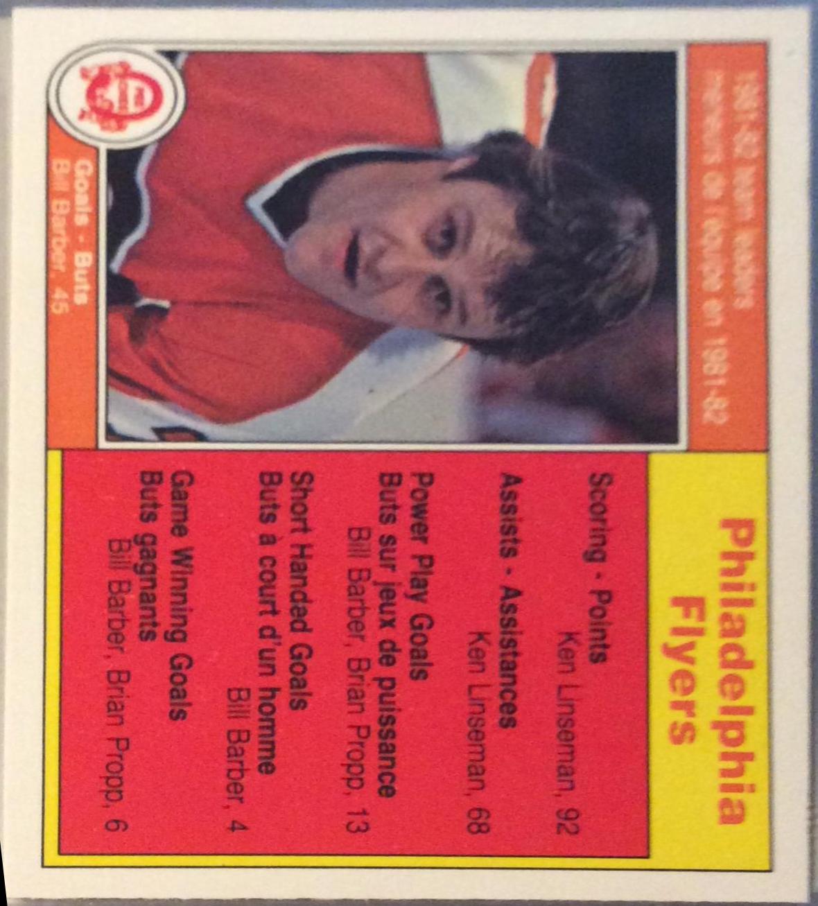 Bill Barber [Flyers Scoring Leaders] #244