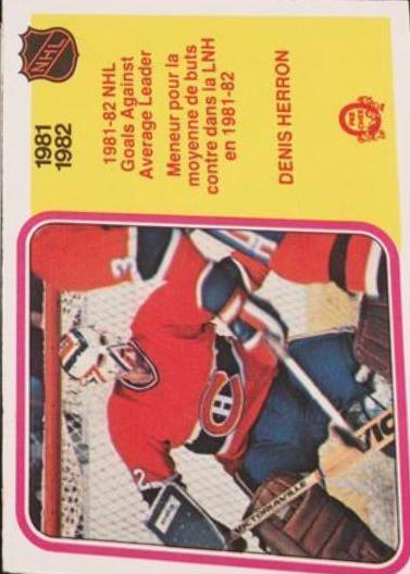 Denis Herron [Goals Against Average Leader] #239