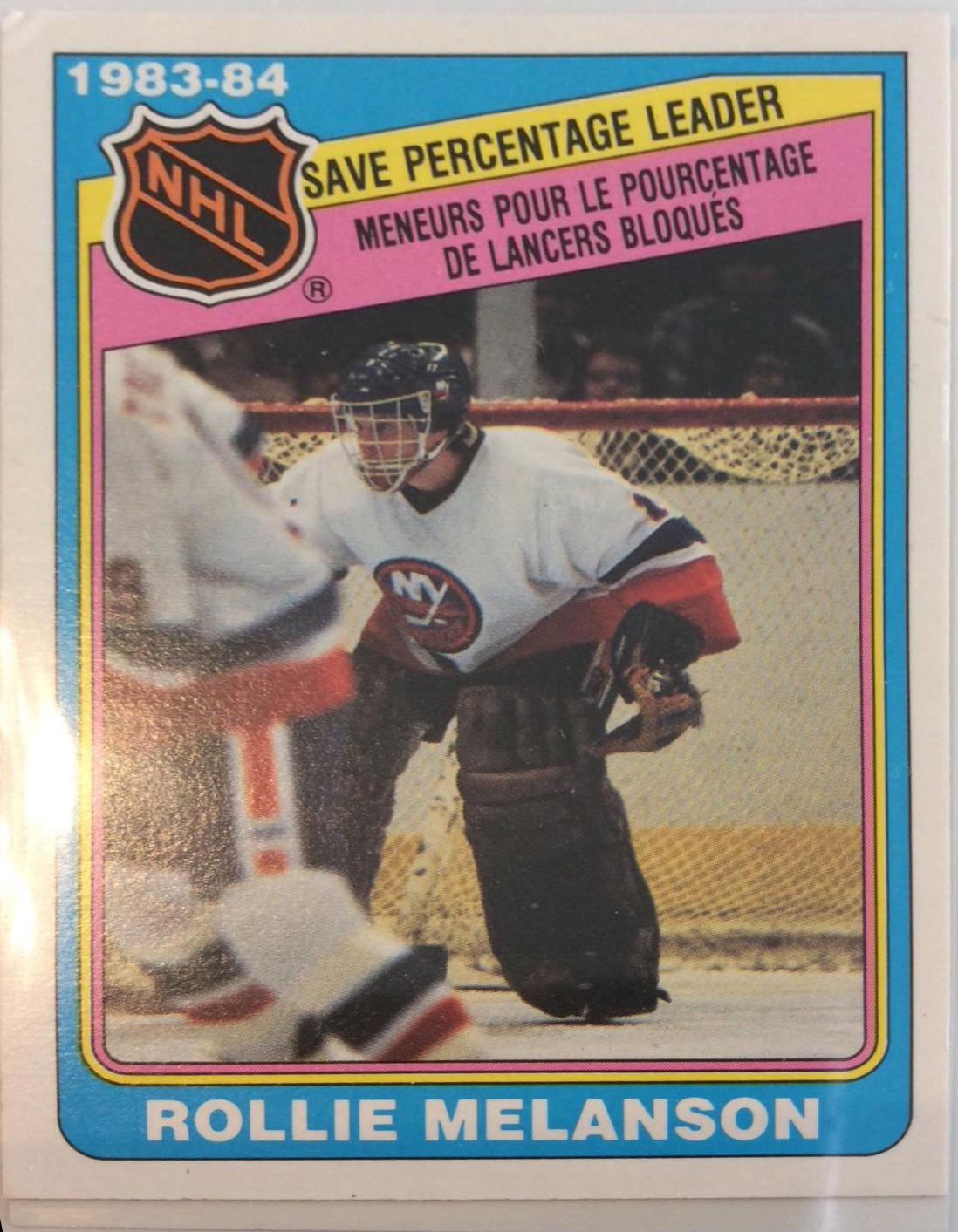 Rollie Melanson [Save Percentage Leaders] #387