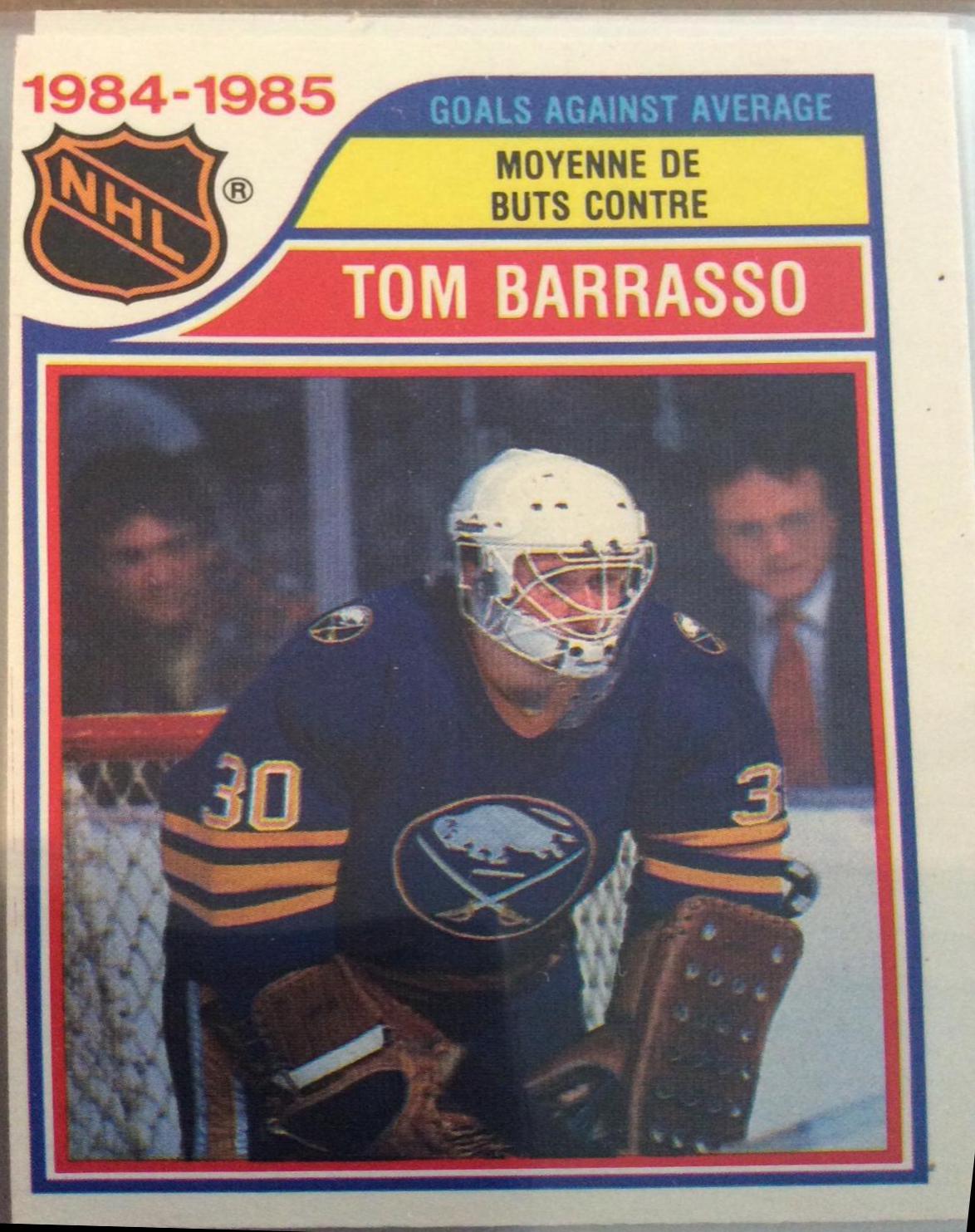 Tom Barrasso [Goals Against Avg. Ldrs.] #263
