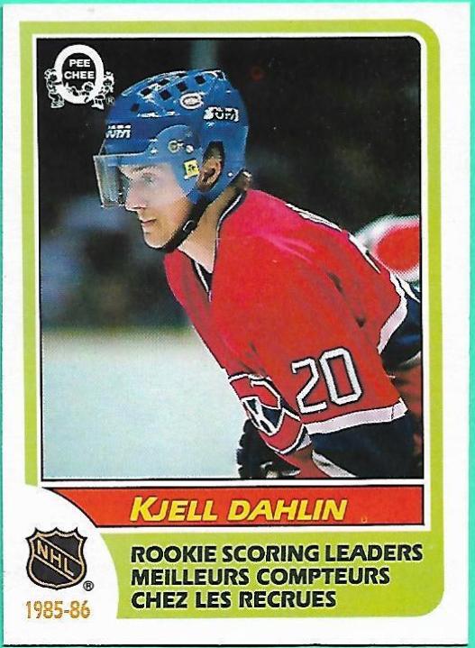 Kjell Dahlin [Rookie Scoring Leaders] #262