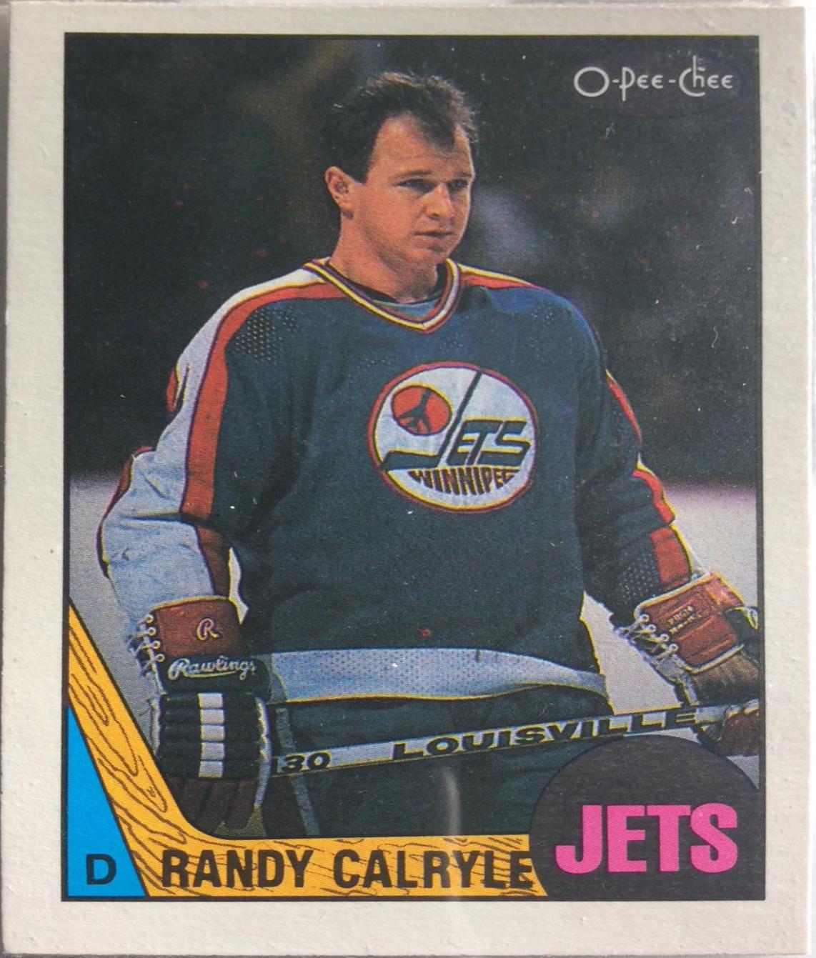 Randy Carlyle [Misspelled Calryle Front] #9