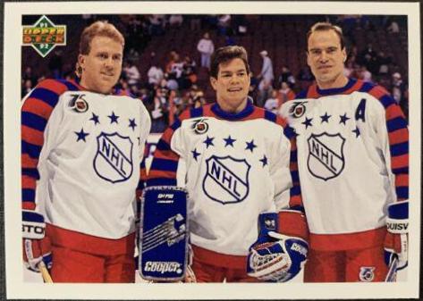 All Star Checklist [Messier, Richter, Leetch] #610