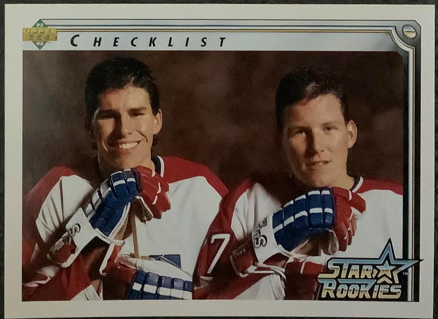 K. Tkachuk, S. Lachance [Star Rookies Checklist] #398