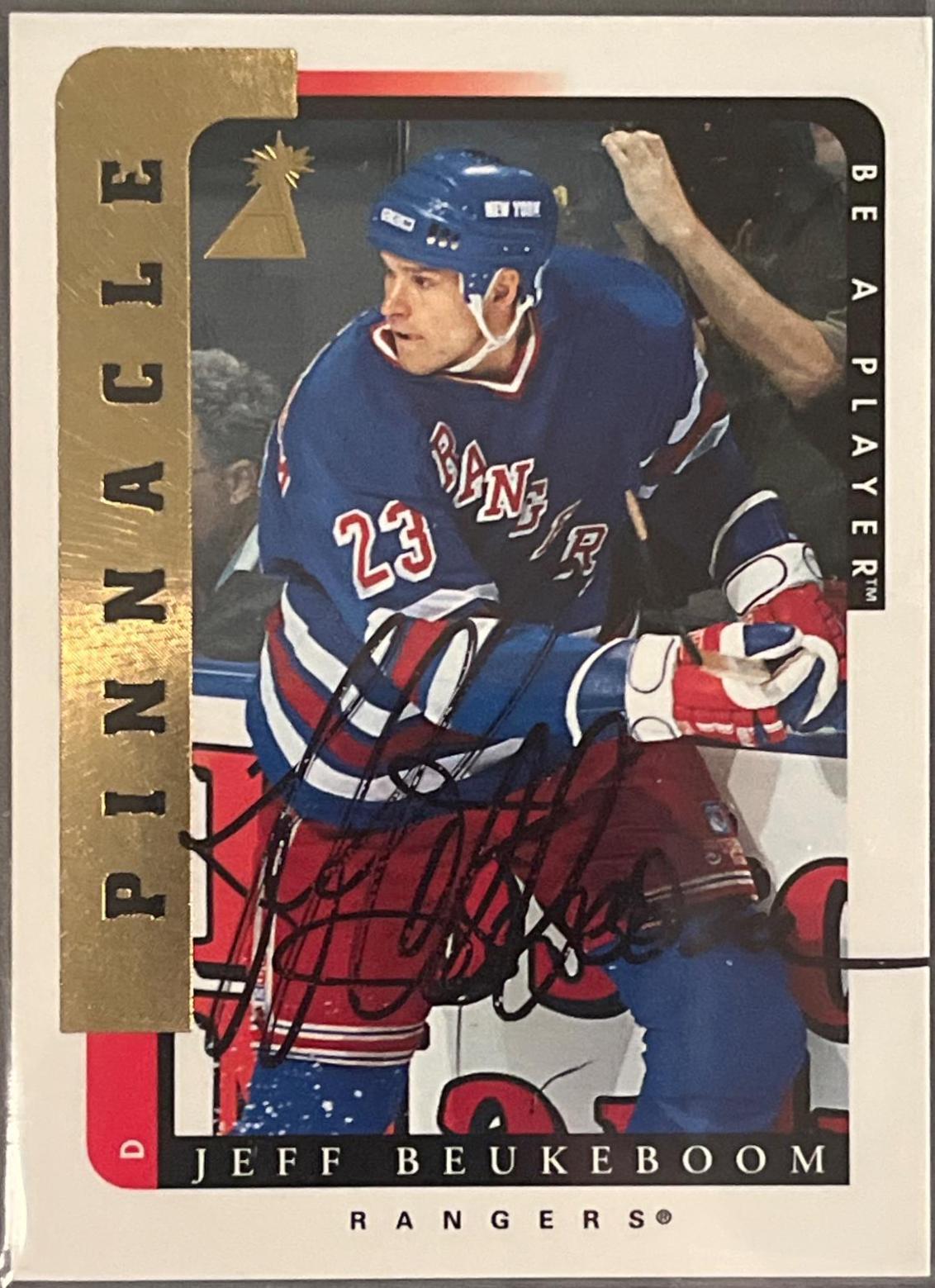 Jeff Beukeboom [Blue Gold Auto] #158