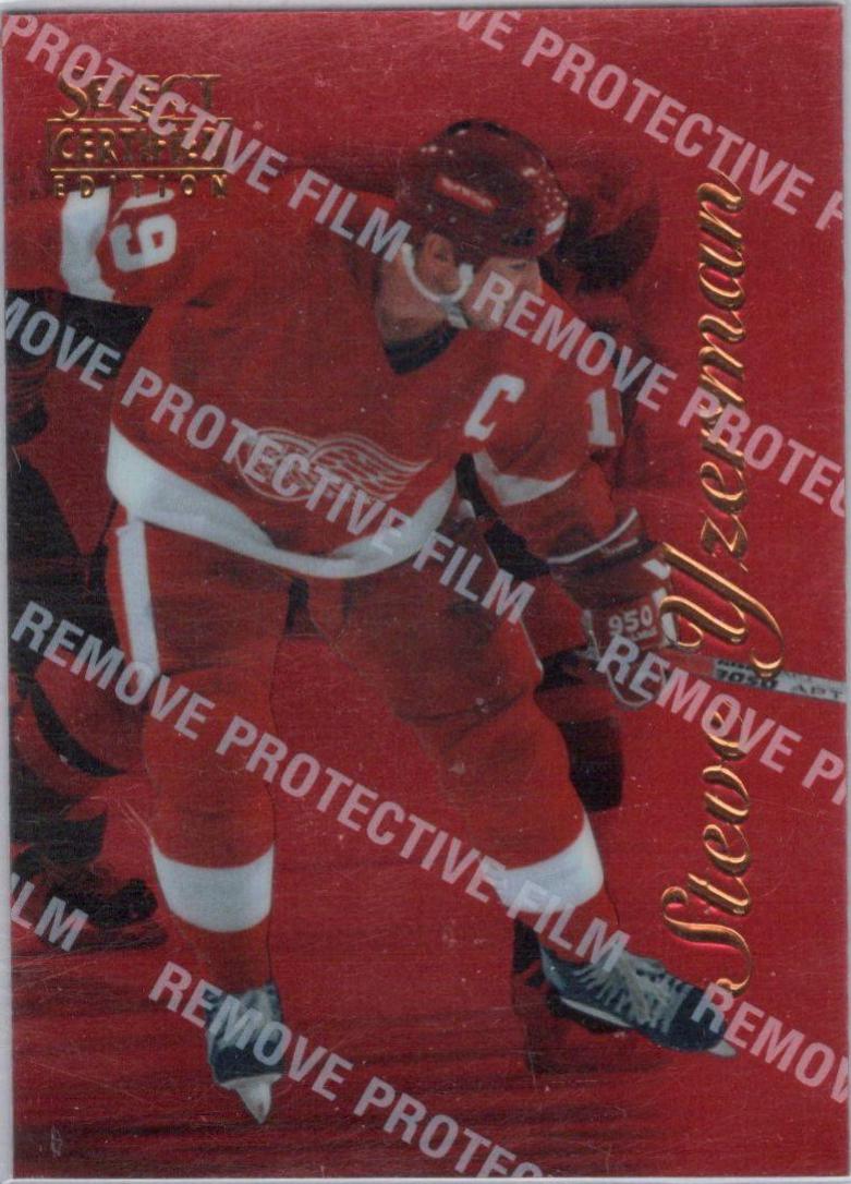 Steve Yzerman [Red With Peel] #41