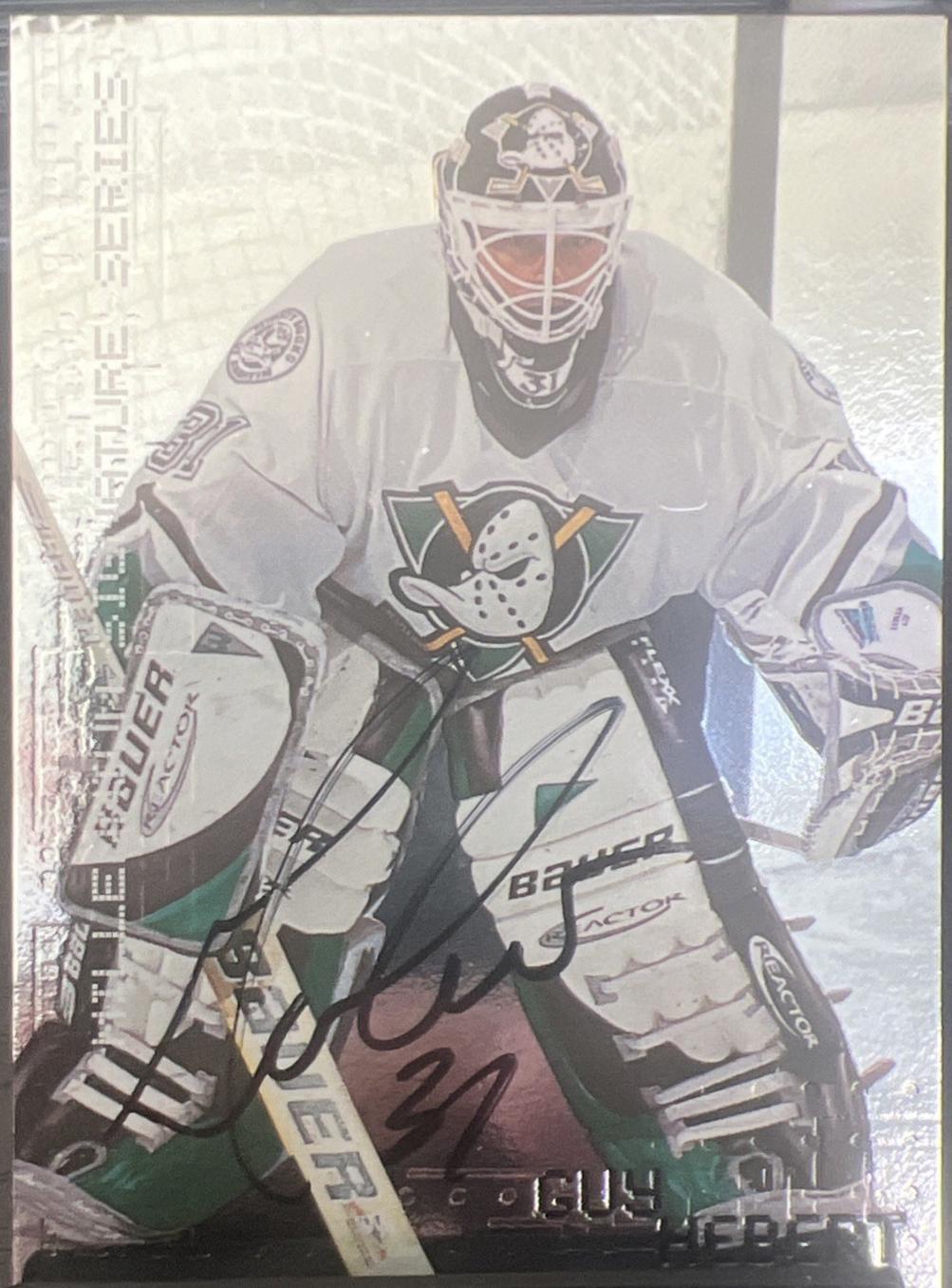 Guy Hebert [Autograph] #5
