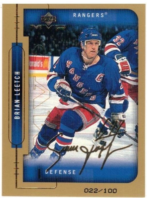 Brian Leetch [Gold Script] #132