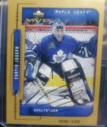 Curtis Joseph [Gold Script] #198