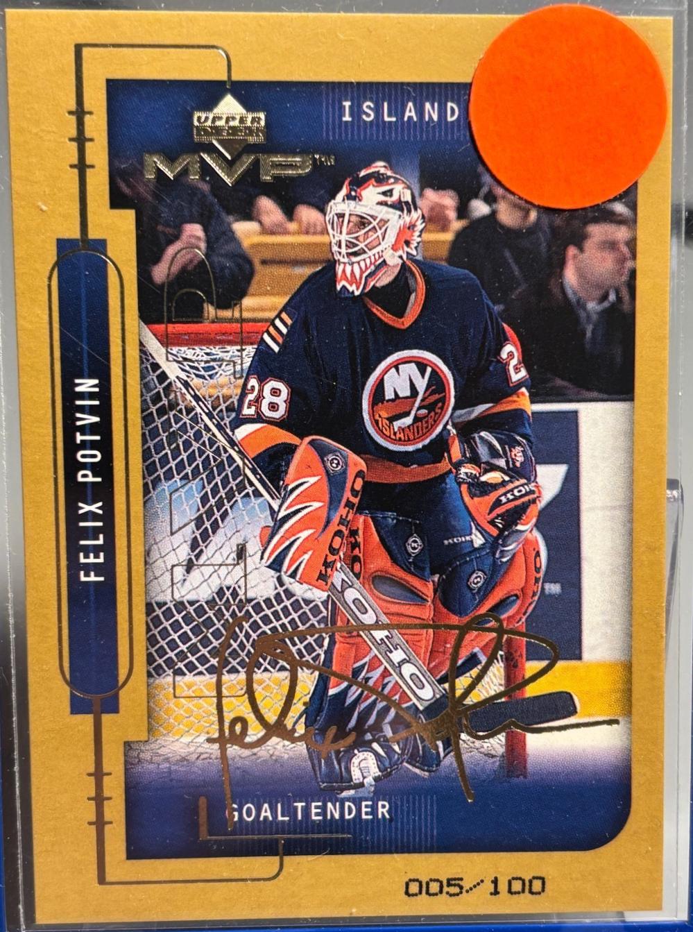 Felix Potvin [Gold Script] #124