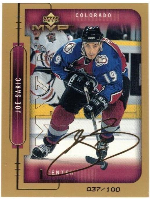Joe Sakic [Gold Script] #51
