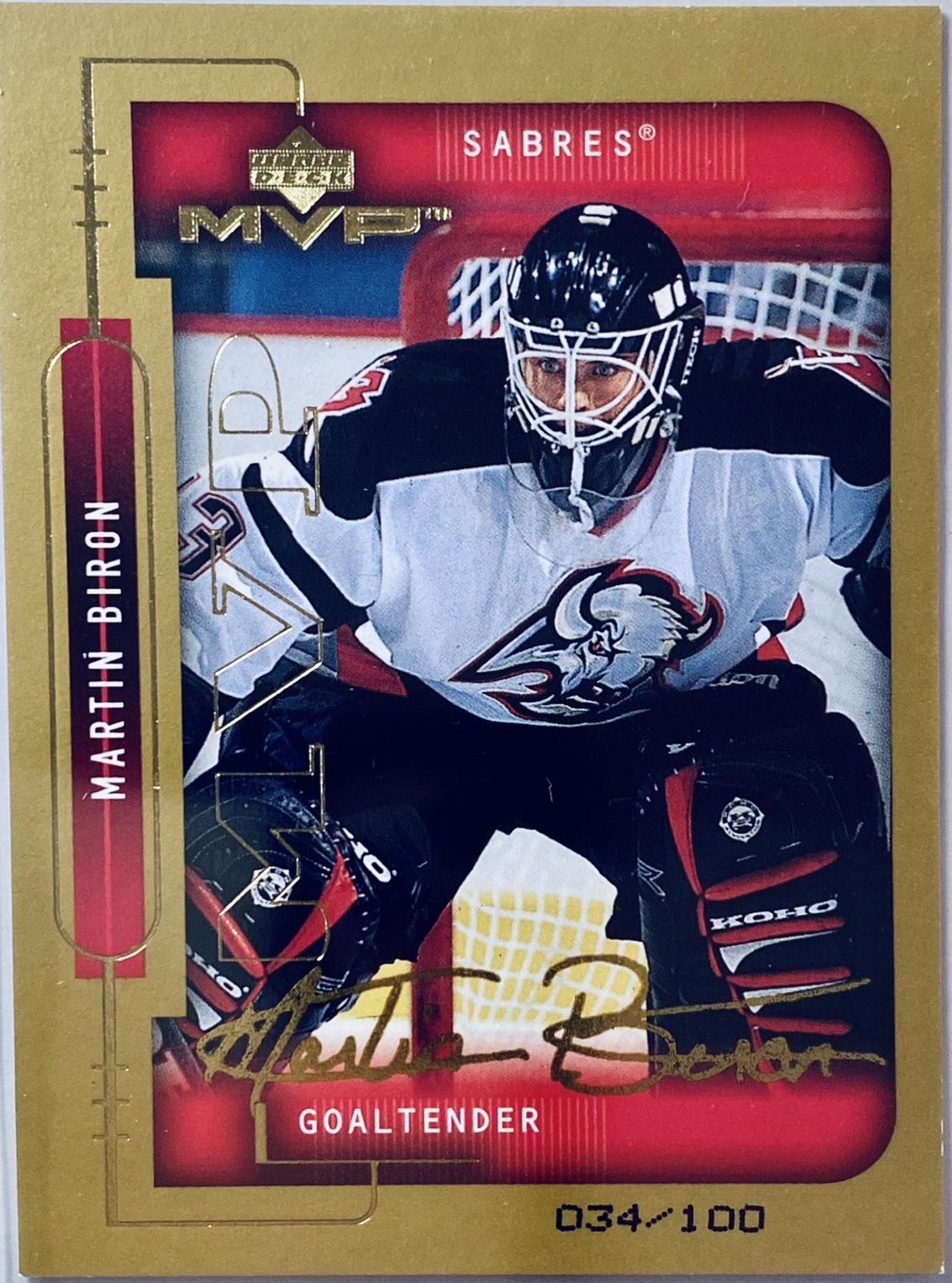 Martin Biron [Gold Script] #25