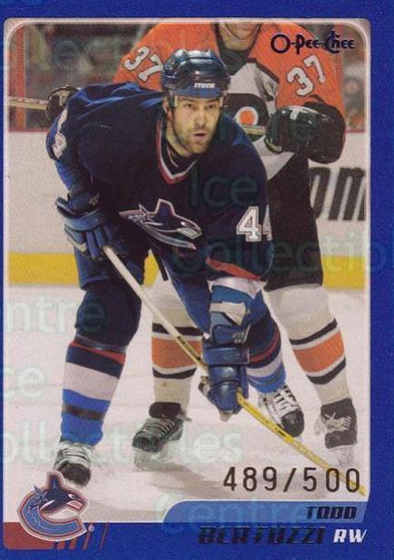 Todd Bertuzzi [Blue] #200