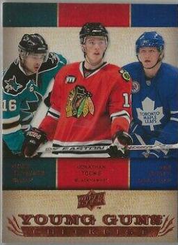 Devin Setoguchi, Jiri Tlusty, Jonathan Toews #500