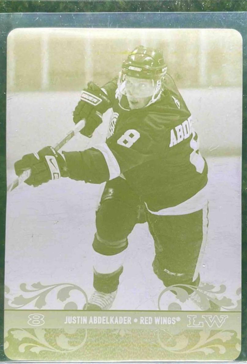 Justin Abdelkader [Printing Plate] #211