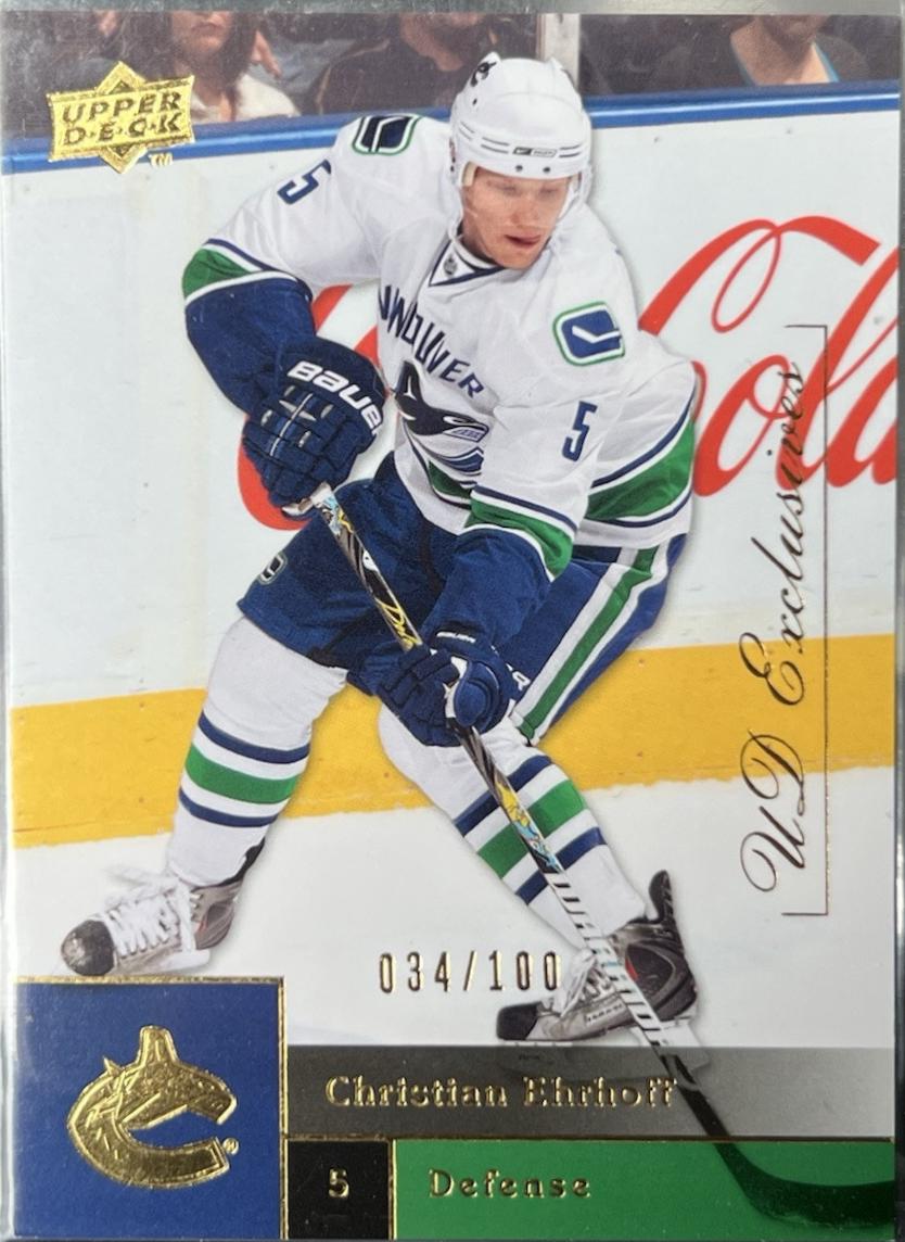 Christian Ehrhoff [UD Exclusives] #418