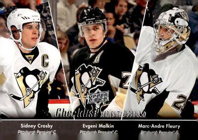 Checklist 251-350 [Crosby/Malkin/Fleury] #449