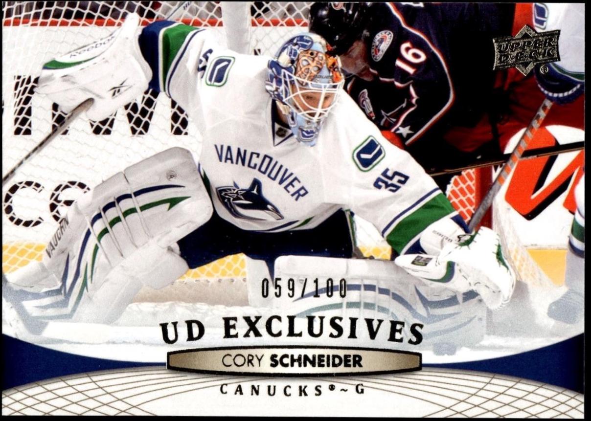 Cory Schneider [UD Exclusives] #18