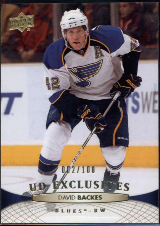 David Backes [UD Exclusives] #33