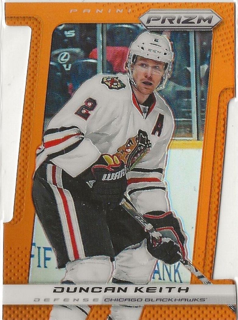 Duncan Keith [Orange Die Cut Prizm] #124