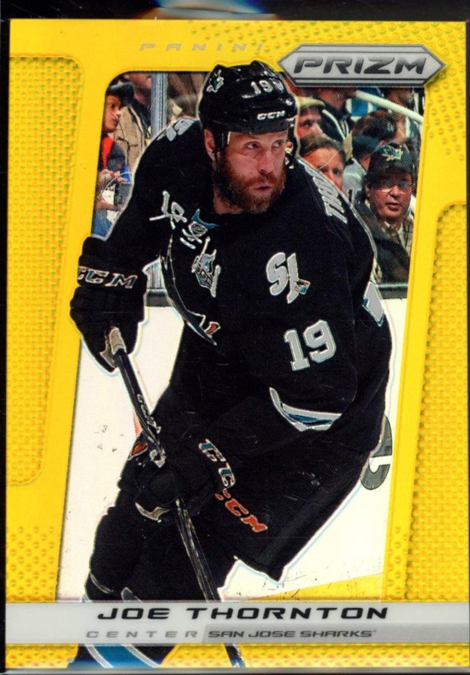 Joe Thornton [Gold Prizm] #174