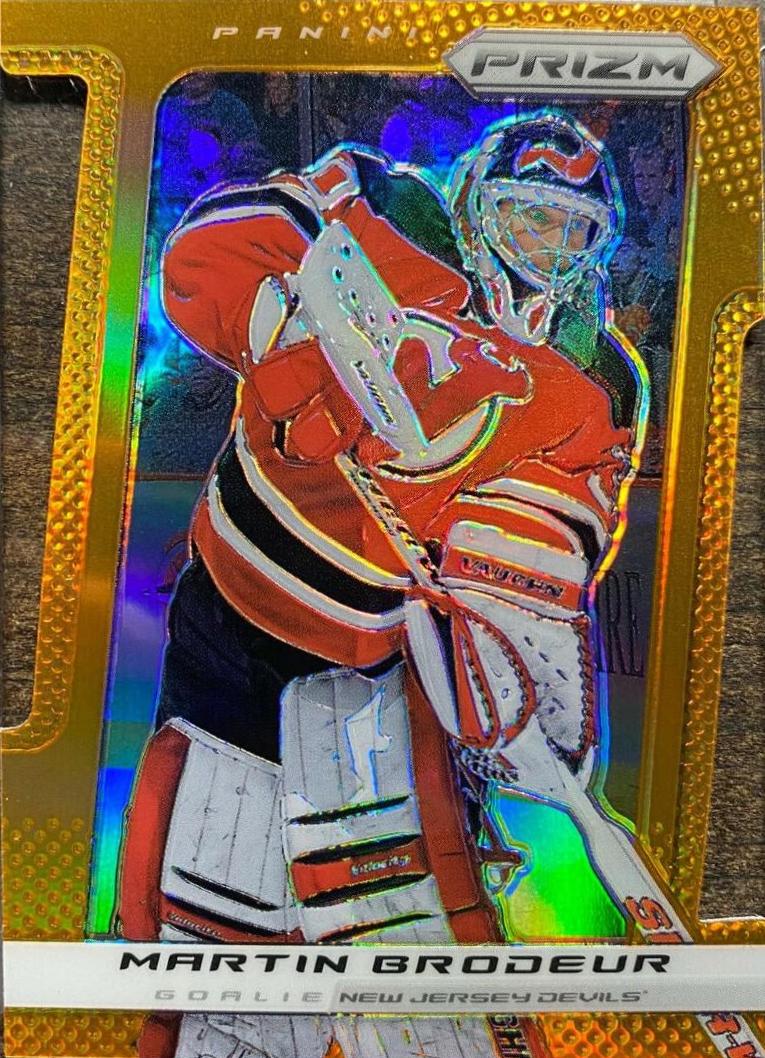 Martin Brodeur [Orange Die Cut Prizm] #46