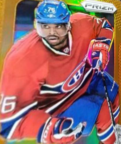P. K. Subban [Orange Die Cut Prizm] #40
