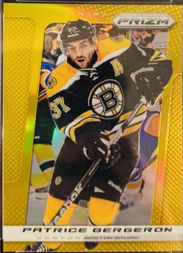 Patrice Bergeron [Gold Prizm] #2