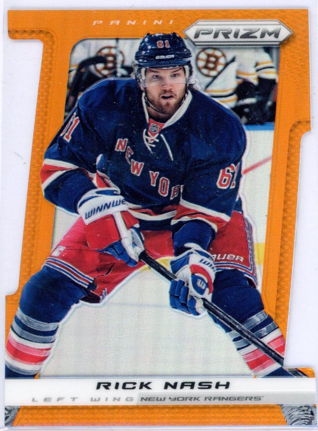 Rick Nash [Orange Die Cut Prizm] #63
