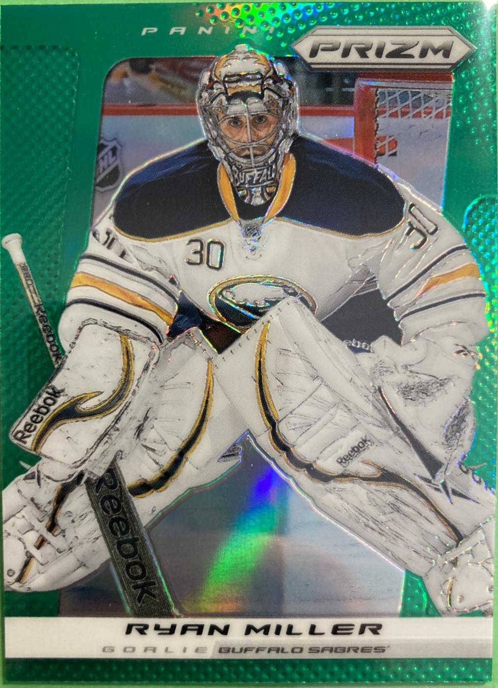 Ryan Miller [Green Prizm] #9