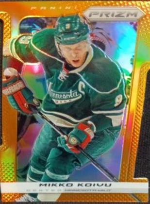 Saku Koivu [Orange Die Cut Prizm] #114