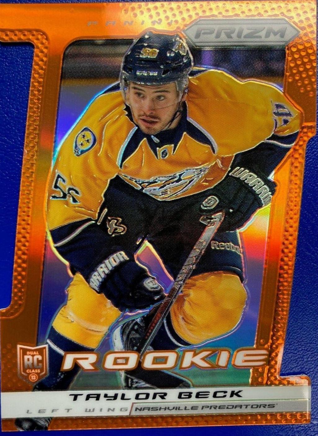 Taylor Beck [Orange Die Cut Prizm] #258