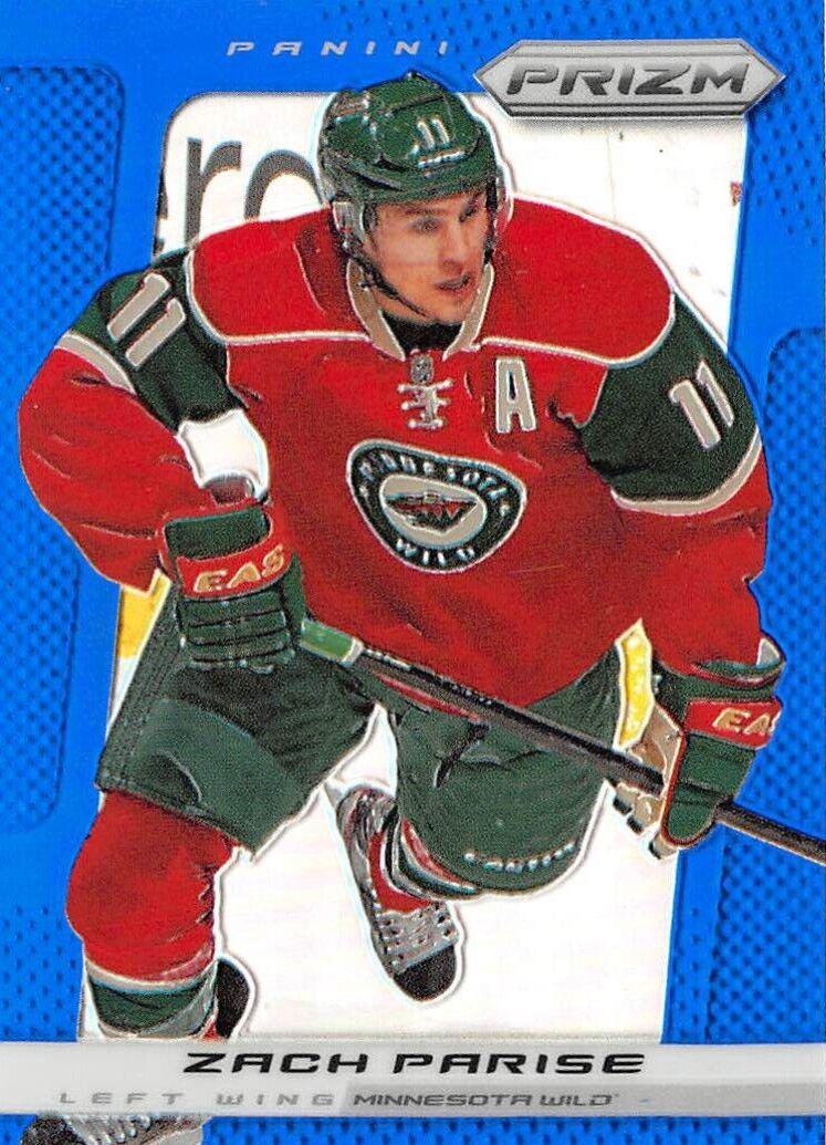 Zach Parise [Blue Prizm] #156