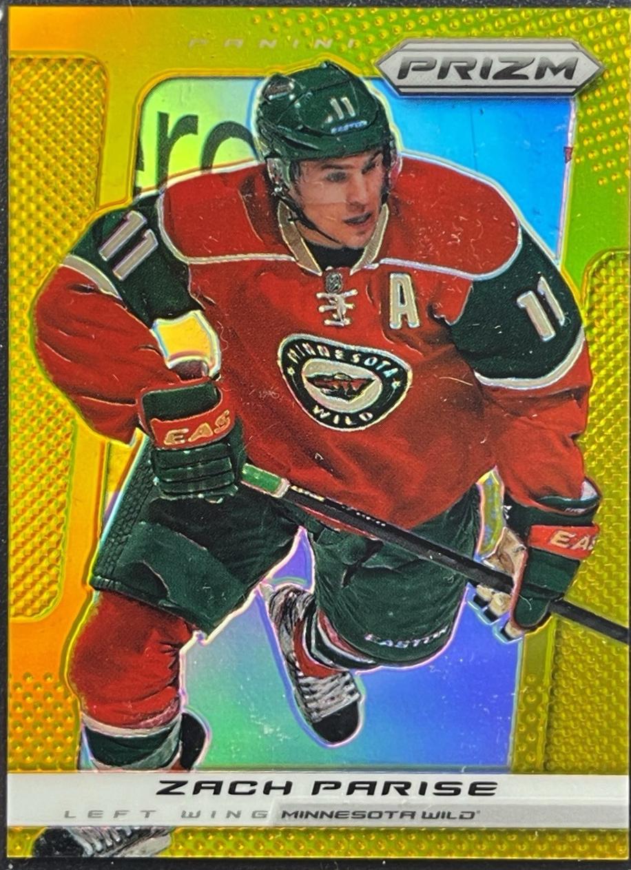 Zach Parise [Gold Prizm] #156