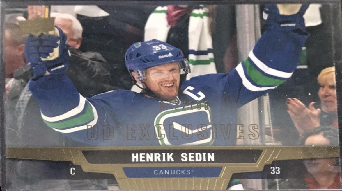 Henrik Sedin [UD Exclusives] #251