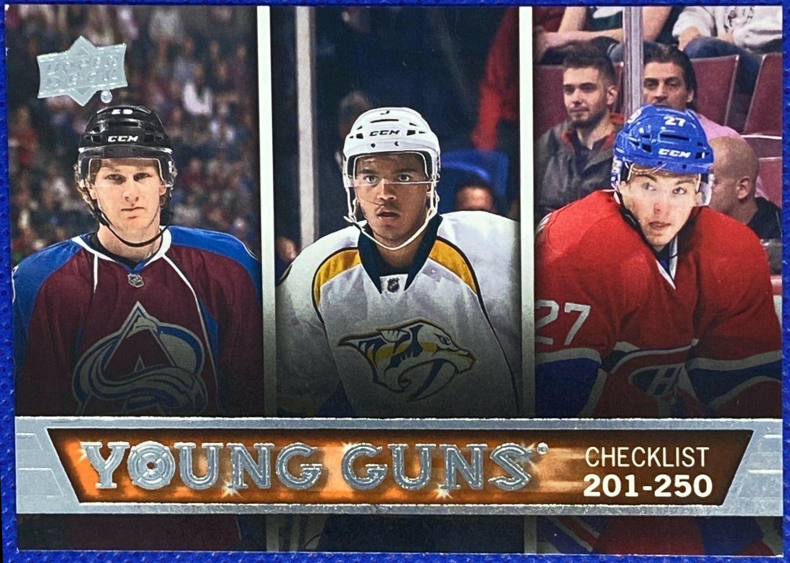 Young Guns Checklist #250