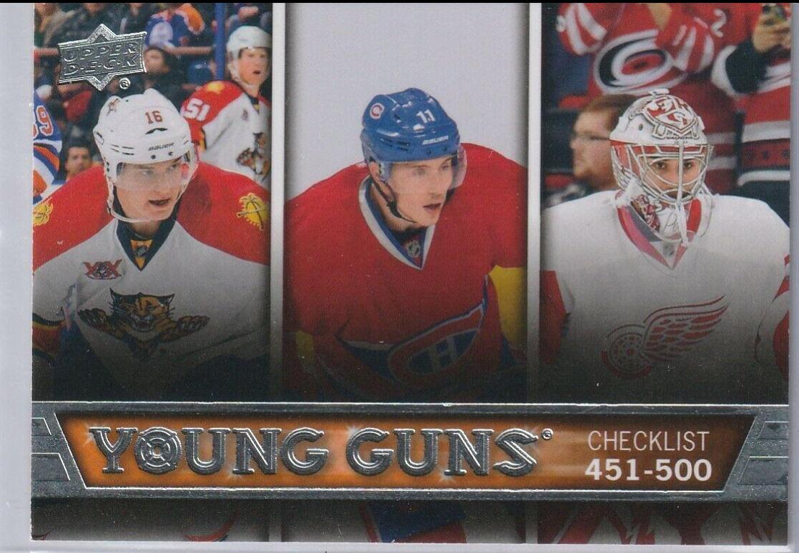 Young Guns Checklist #500