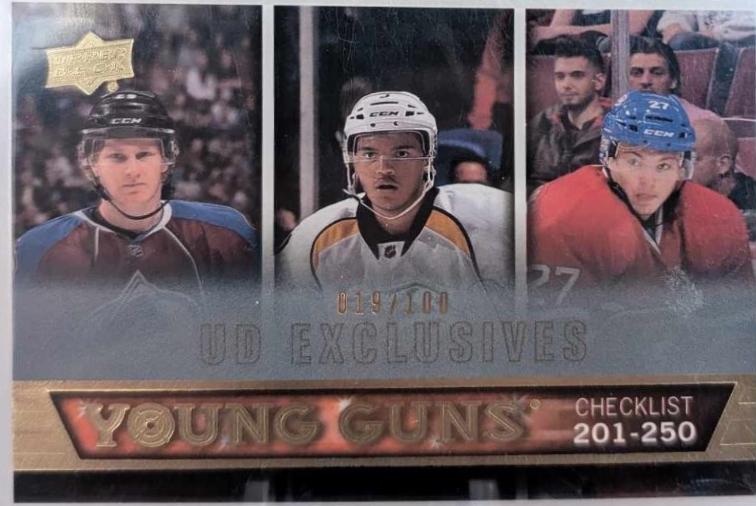 Young Guns Checklist [UD Exclusives] #250