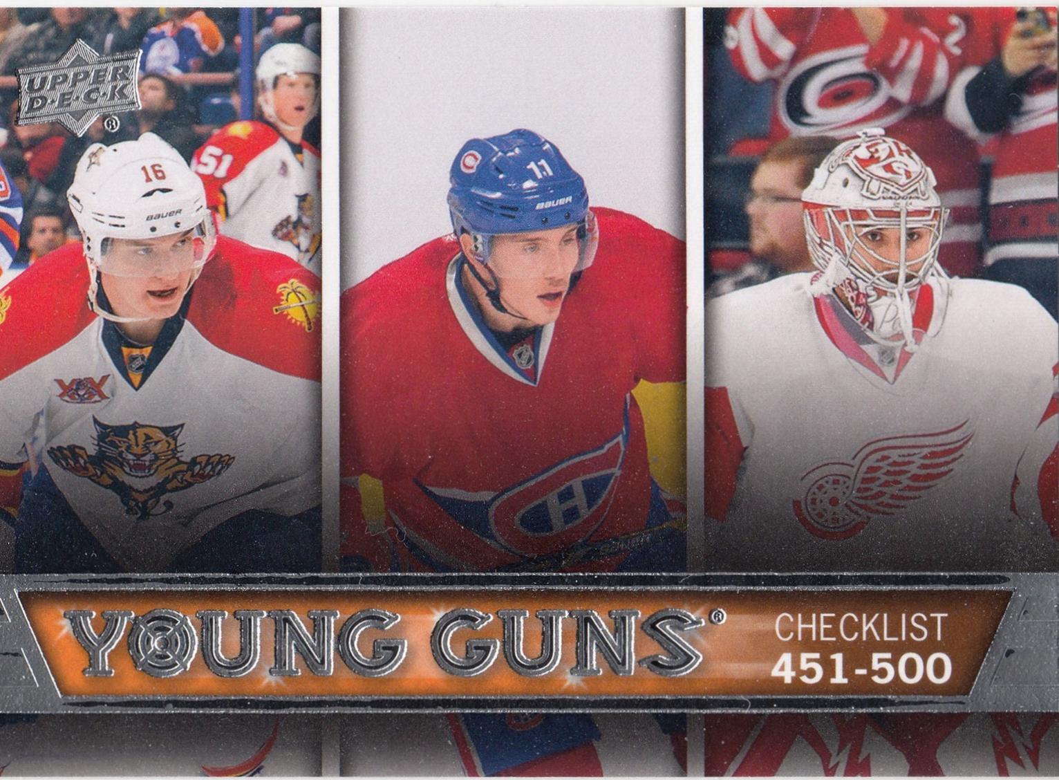 Young Guns Checklist [UD Exclusives] #500