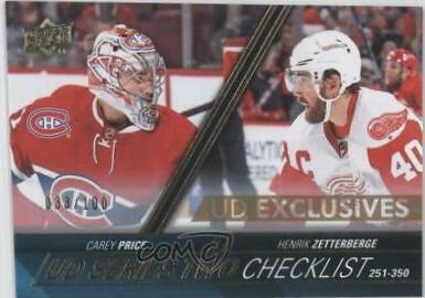 Carey Price, Henrik Zetterberg [UD Exclusives] #449
